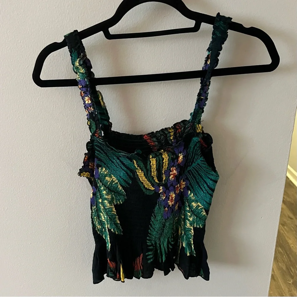 Colorful Ruched Tank - Picture 2 of 2